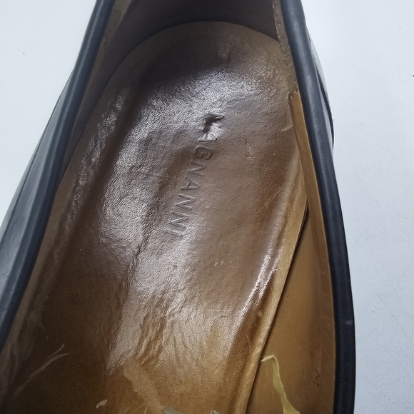 Magnanni Lino Buckle Loafers – Men’s Size 11.5 Black Leather , Made In SPAIN - Picture 3 of 12